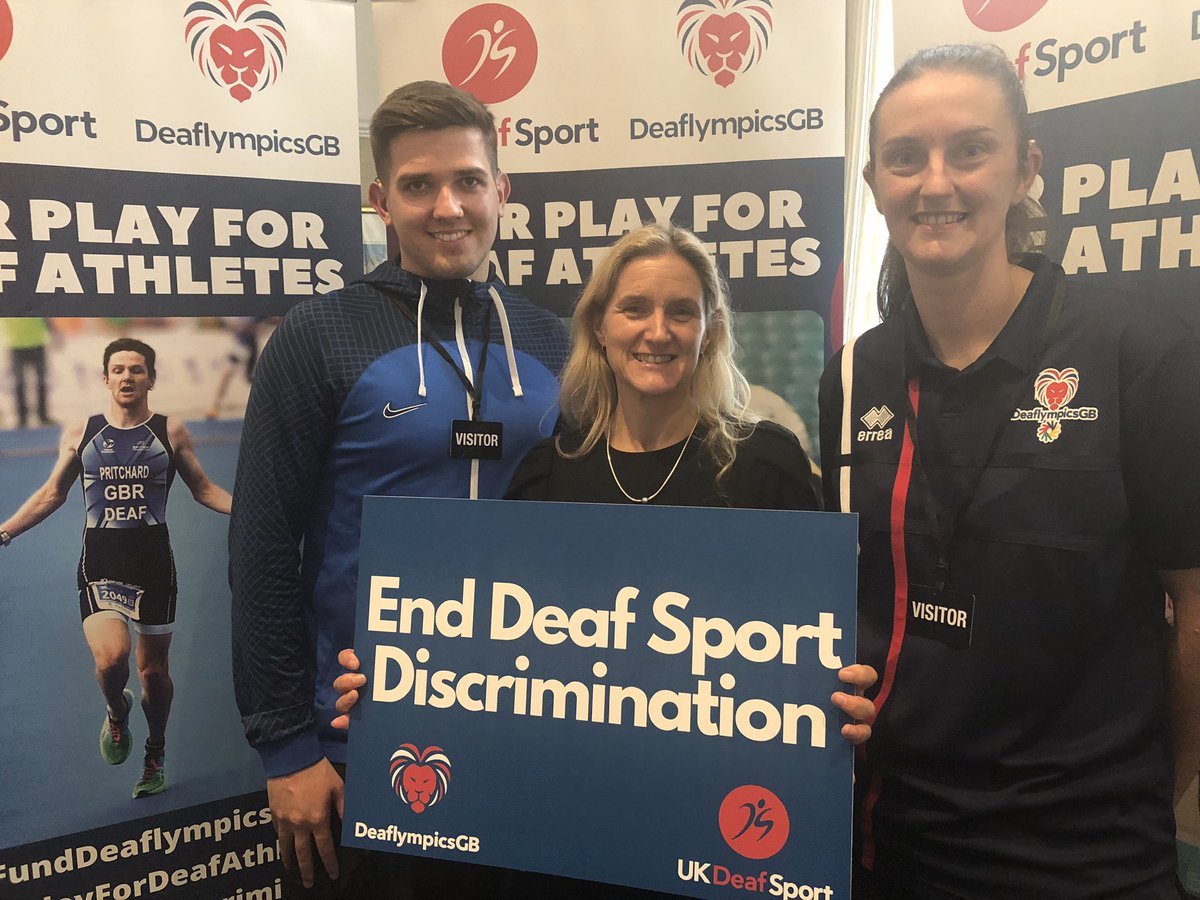 c£600m is spent every 4 years on Olympic/Paralympic sport but current @GOVUK policies excludes deaf athletes. @deafsport are asking for £3m to develop talent pathways and fund DeaflympicsGB for Tokyo 2025 #enddeafsportdiscrimination #FairPlayforDeafAthletes #DeaflympicsGB