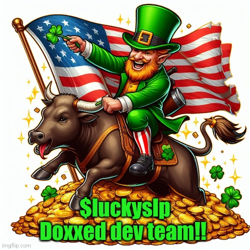 <a href="/zachhumphries/"></a> You are missing #luckysleprecoin 
<a href="/luckysleprecoin/">Lucky's Leprecoin 🧲🍀🇮🇪</a> has a Doxxed dev team 
The max supply is 679 billion and no Tax! 
The Dev Wallet is 🔒 
The Liquidity is 🔒 for 10 years
Still sub $1M Market Cap.
$luckyslp
Ca: 0x357c915d7c12dc506d13332bb06c932af13e99a0
luckysleprecoin.io