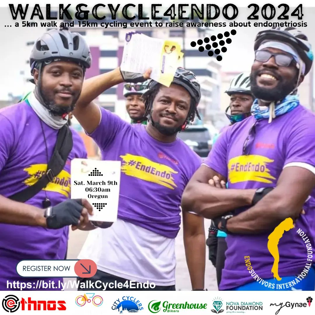 EndoSurvivors's tweet image. They: Are men walking too?
We: Before nkọ?  The fun is incomplete without them.
Did you know that about 70% of endometriosis patients experience pain during intercourse? Register to #walkwithus as we raise awareness about #endometriosis. #endosurvivors
👉bit.ly/WalkCycle4Endo