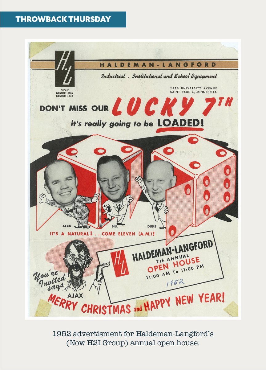 To celebrate the extra day this year, we're taking a leap back in time this #ThrowbackThursday to 1952, which also happened to be a Leap Year⏰🎈 

This 1952 advertisement is over 70 years old and is one of our favorites! Leap into nostalgia with H2I Group on this #LeapDay 🐸📅