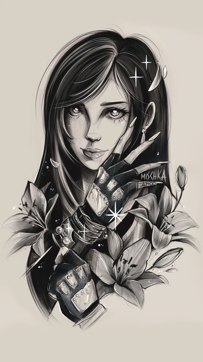 mischkatattoo's tweet photo. Two best girls available as tattoo wannados! DM on my Instagram to enquire #FF7R #FF7リバース #FinalFantasy7 #FinalFantasyVIIRebirth #FinalFantasy7Rebirth #TifaLockhart #AerithGainsborough https://t.co/Ey8t6YR3MT