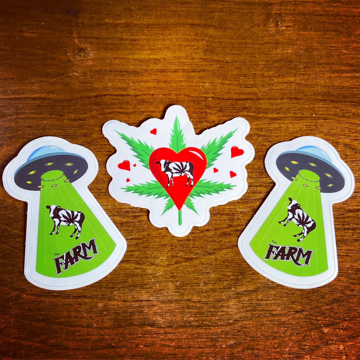 New sticker drop 🙌🤩 Designed by our super talented employee Dylan! Checkout more of his art on his IG @desktop_panic 

#🍃 #thefarmboulder #stickerart #coloradoartist