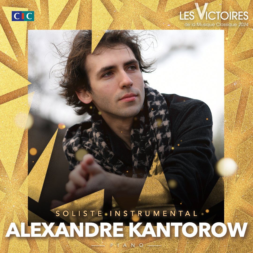 #SolisteInstrumental 🎶 La Victoire du Soliste instrumental pour cette 31ème édition des Victoires de la Musique Classique est attribuée à #AlexandreKantorow ! bravo ! #VictoiresClassique2024 @CIC @FranceTV @francemusique @montpellier_ @radiofrance @Maisondelaradio @nationaldefce