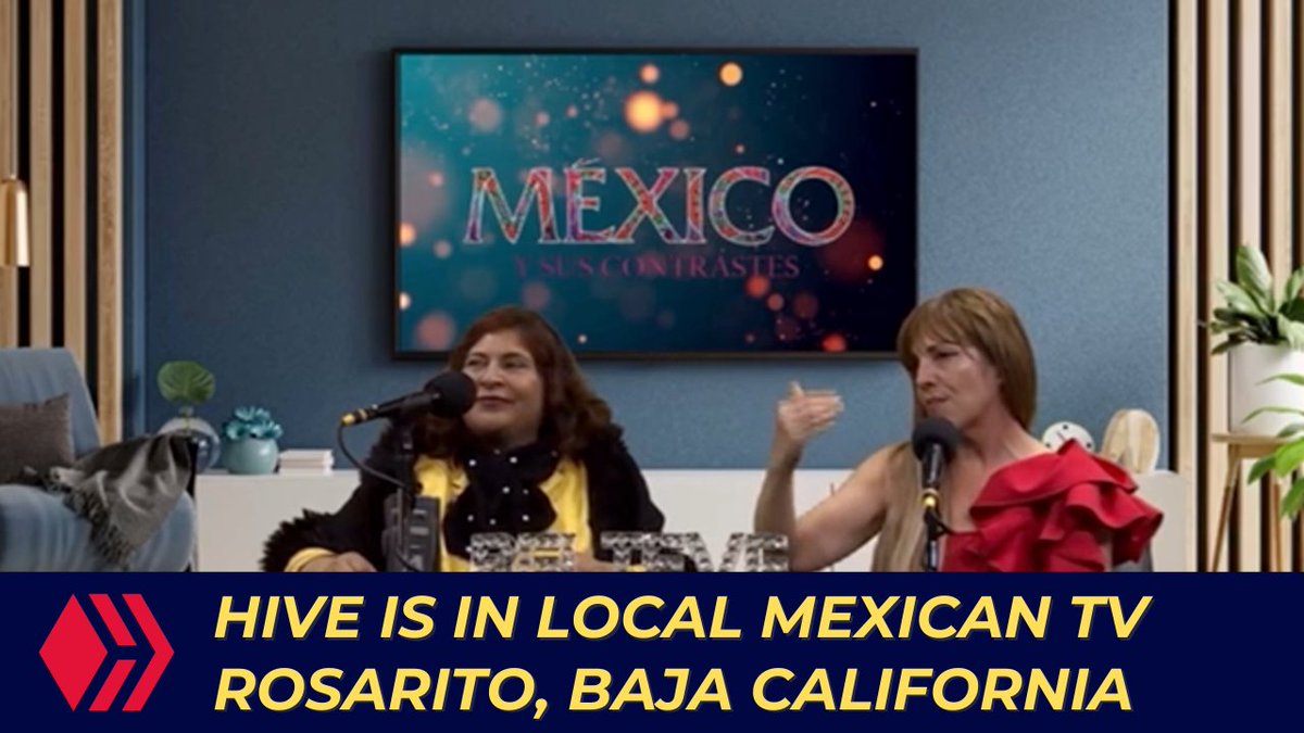 Hive is in Local Mexican TV in #Rosarito, #BajaCalifornia 🇲🇽. The Hive Community worldwide is making efforts to spread our ecosystem benefits to all kind persons. Whether you're a tech-person or not, you belong here! ▶️ 3speak.tv/watch?v=cttpod…