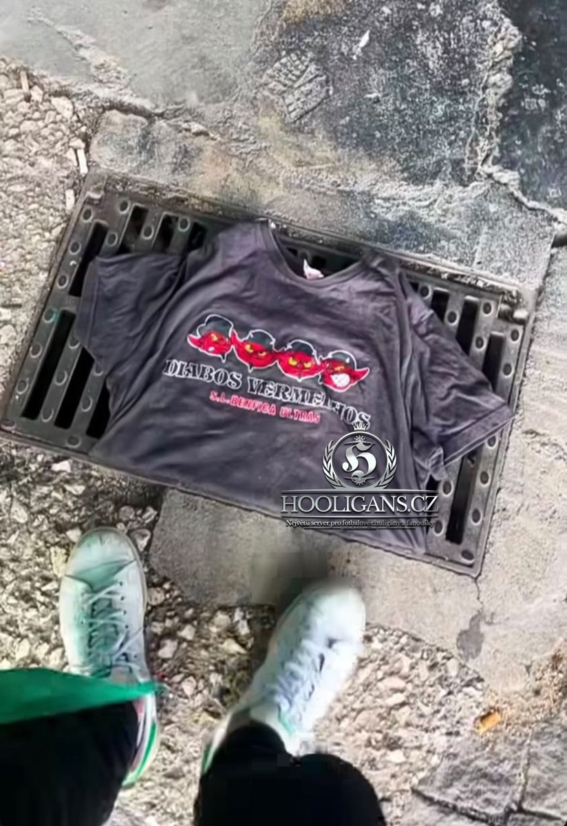 29.02.2024🇵🇹 Ultras Sporting stolen T-shirt ultras Benfica hooligans.cz