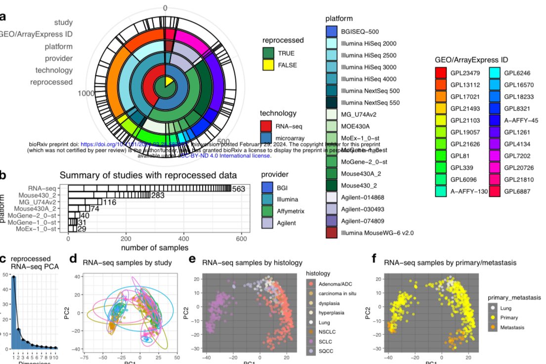 A multi-institutional preclinical resource of profiling data released on Feb 29 that should help the #LungCancer field “leap” forward. A Lung Cancer Mouse Model Database biorxiv.org/content/10.110… Preprint from @TGOliver2 @charlesrudin @LabWinslow @RJDLab John Minna and colleagues