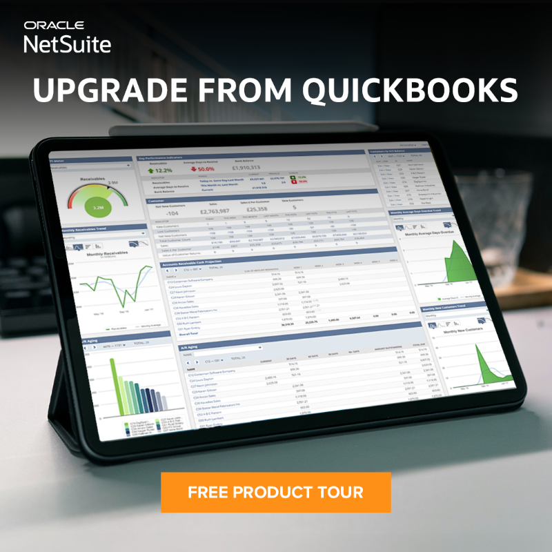 NetSuite's tweet photo. Is your business using QuickBooks? Are you spending more time managing that than running your business? 

Upgrade to NetSuite today.