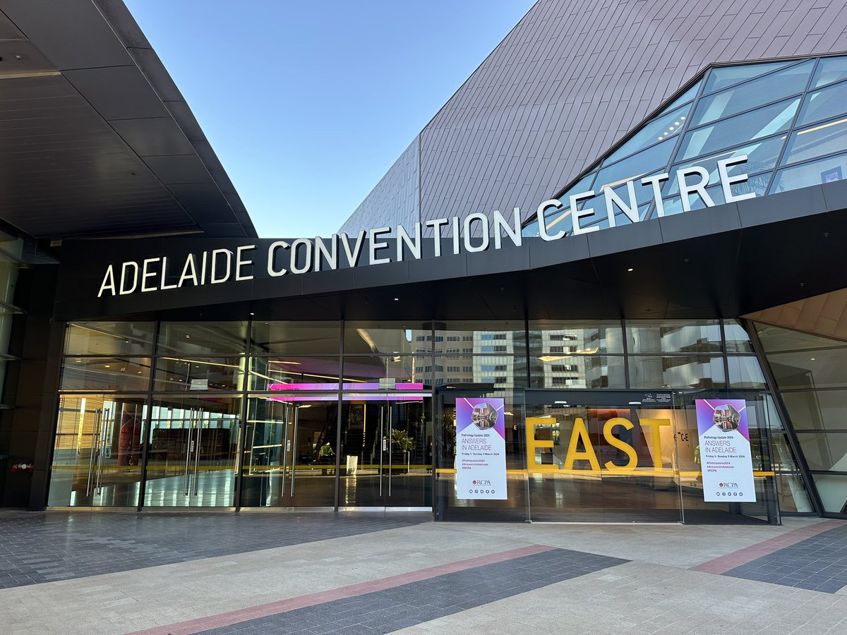 PathologyRCPA's tweet image. Hello Adelaide 👋 We’re here at the @AdelaideCC ready for Day 1 of #PathUpdate2024! What #AnswersInAdelaide are you looking to find?