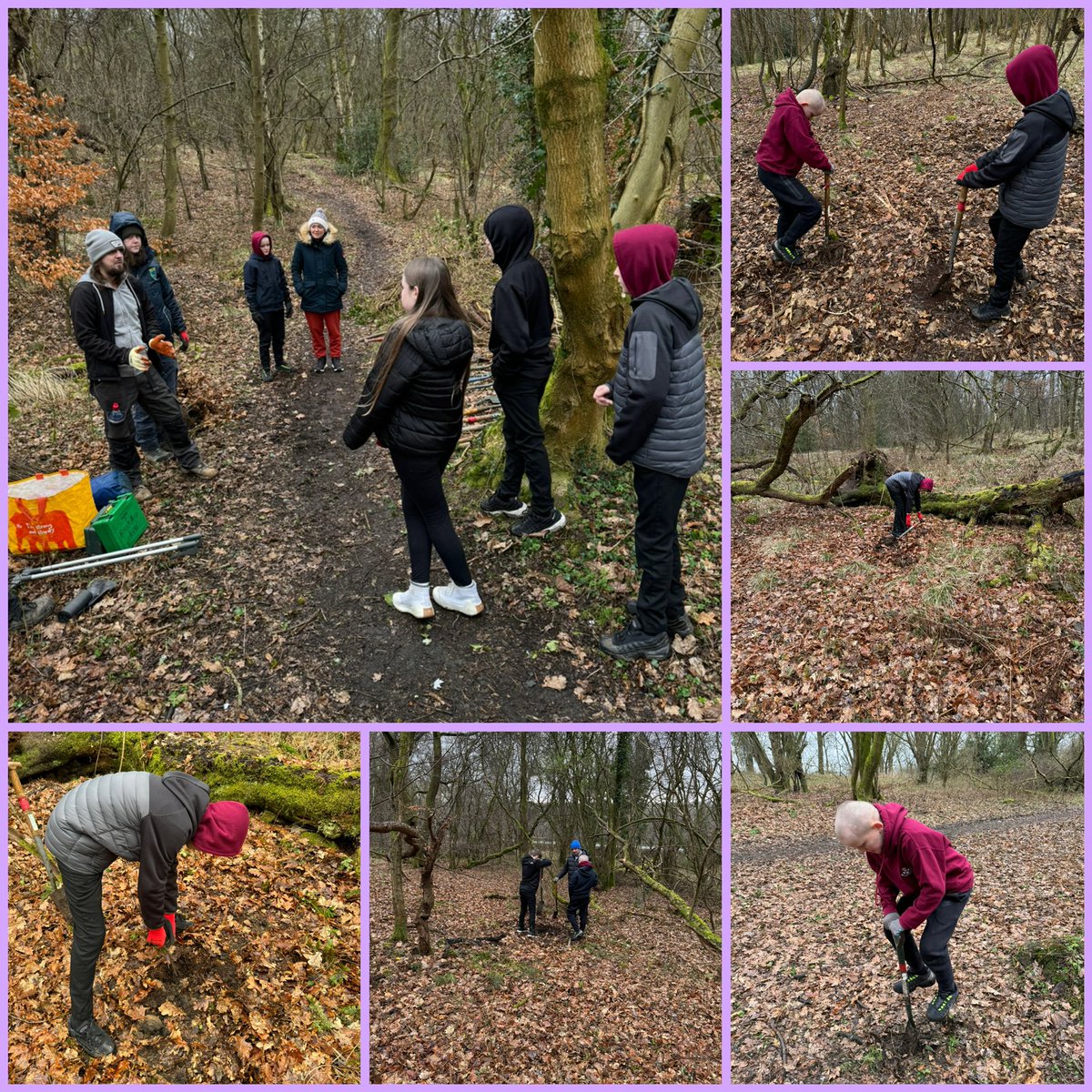 A great morning had by all. 🌳🍂🌳

Our S1 group supported the work of TVC by helping them plant trees. #outdoorlearning