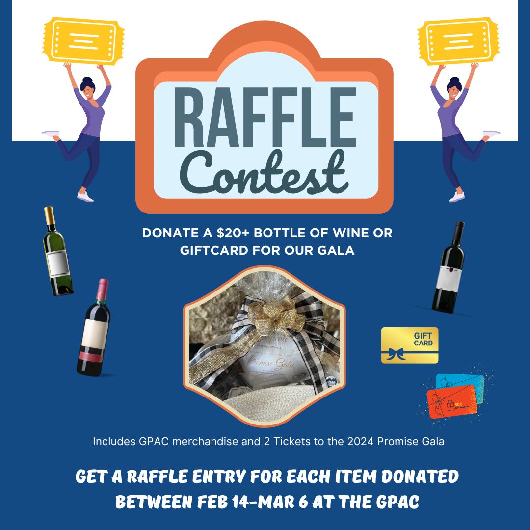 GriffinPromise's tweet photo. There are 7️⃣ days left to enter our raffle with a wine or giftcard donation! We appreciate your support to help make our Promise Gala the best yet ✨ https://t.co/GHeIsvjDK6