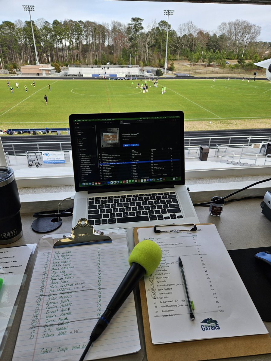 Gameday for <a href="/G_L_WSOCCER/">Green Level Women's Soccer</a>!

2024 home opener for the Gators, as they take on <a href="/leesvilleroadhs/">Leesville Road High</a>. 

JV coming up at 5pm, Varsity at 7pm!

#ChompCity #PAannouncer