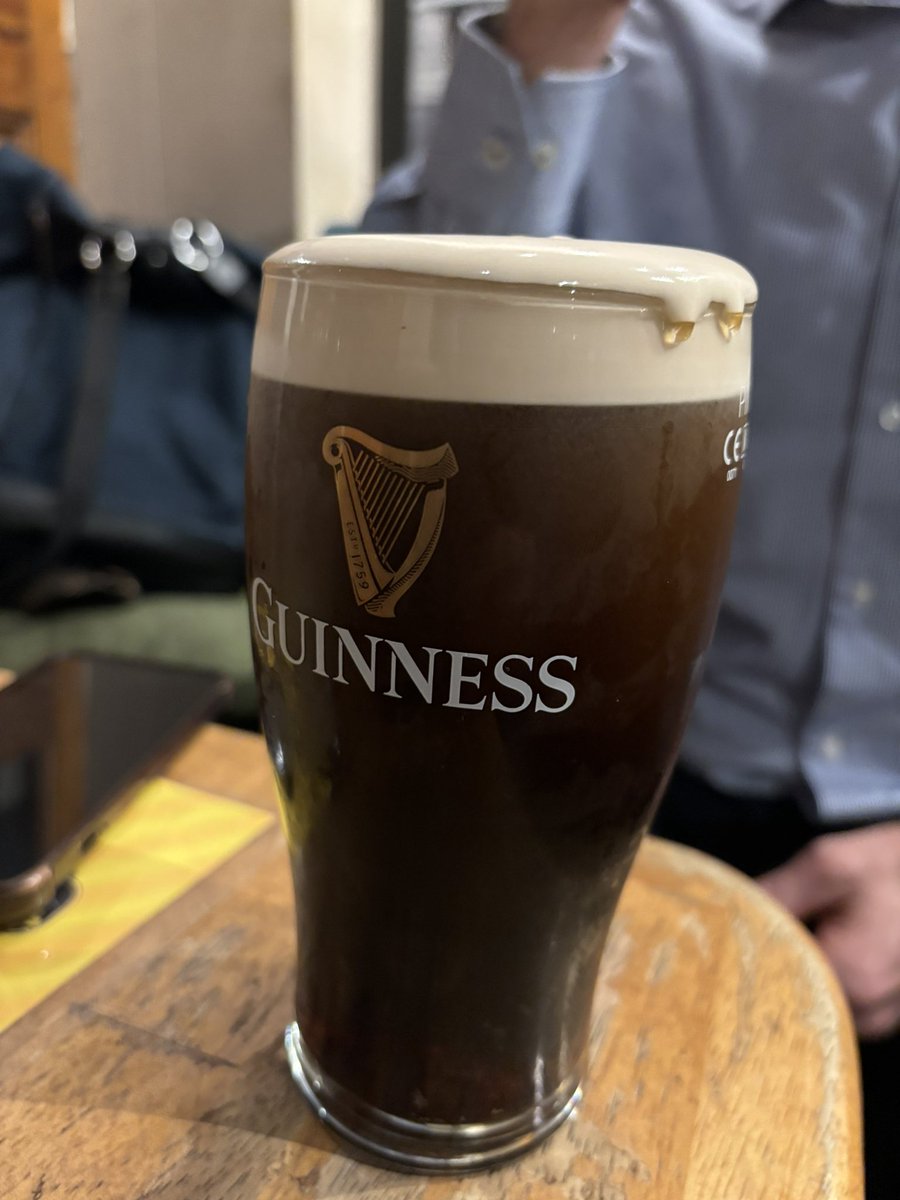 DominicMarley's tweet photo. It’s good to be “home”
Glad to extol the virtues of Irish traditions and cultures with my colleagues
#goodthingscometothosethatwait @GuinnessIreland #BHS24 @beautifulpints https://t.co/anHUJ0zlAO