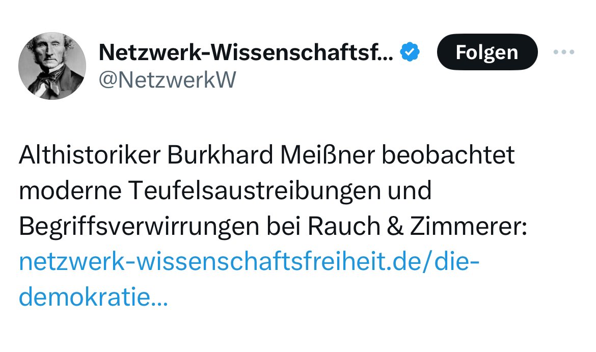 Gestatten, Exorzist!
Professor für Teufelsaustreibung
auch bekannt unter dem Begriff der wehrhaften Demokratie!
Zu unserem Artikel (mit <a href="/GeraldineR76081/">Noname</a>) geht es übrigens hier: jmwiarda.de/2024/02/23/die…