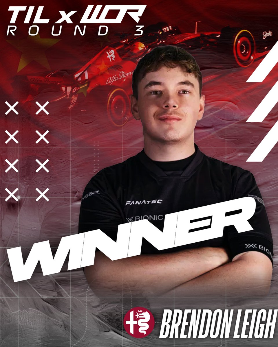 Ironman League Round 3 @BrendonLeigh72, the two-time world champion, secured a dominant victory! 🏆 After facing technical issues in the first two races, he displayed an impressive pace and made perfect strategic calls tonight. 🥈 @FormulaDani 🥉 @IstvanPuki7