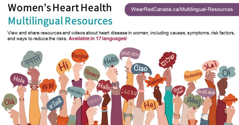 CWHHAlliance's tweet photo. ❤️ Did you know heart disease affects women differently? 

Explore our resources in 🌟17 languages🌟 to understand symptoms, causes, and ways to reduce risks. 

Download, share &amp; help us raise awareness!
➡️ https://t.co/hdvG3uKp4d

#HerHeartMatters