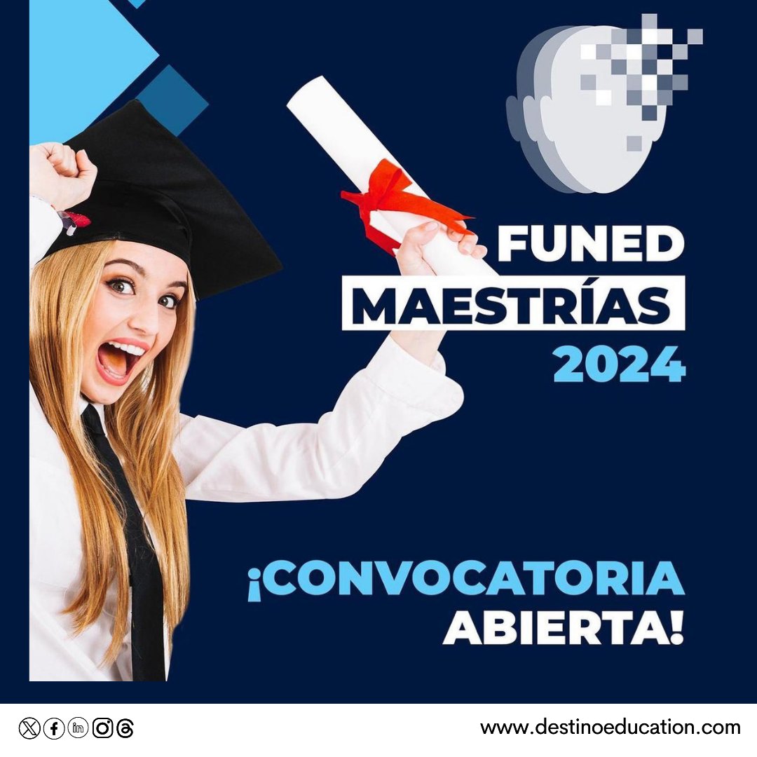 DestinoAUS's tweet image. Inicia la convocatoria para maestrías de universidades en el extranjero. Toda la información en: funedmx.org/funed-maestrias
#funed #funeducacion #maestrías #destinoeducation #destinoeducation2024