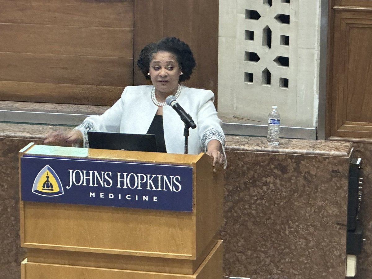 I am listening to @DrWinkfield speak about #Justice and #Equity in Cancer Care at the @HopkinsMedicine Johns Hopkins Brin Lecture and she is encouraging us to have gentle curiosity and engage in respectful dialogue