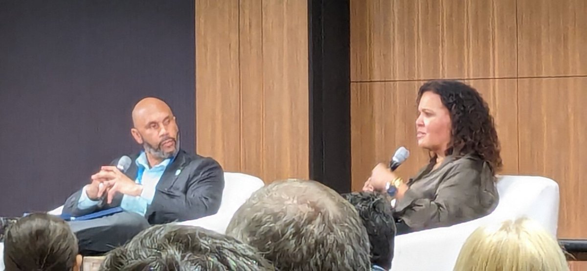 Dr. Safiya Noble @safiyanoble is talking about "Equity and Diversity in AI" at our  <a href="/UofCalifornia/">University of California</a> congress on AI, today <a href="/UCLA/">UCLA</a>. She also shares information about effects on the environment, preserving libraries and expert knowledge, and tools for innovation vs destruction.