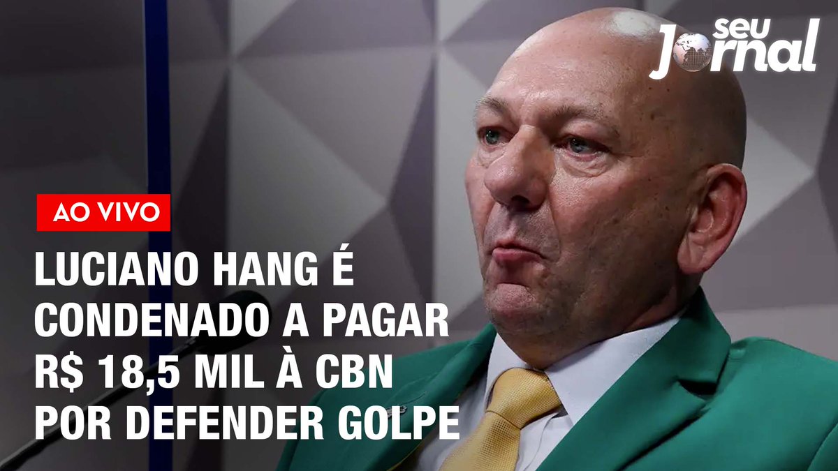 #AOVIVO Luciano Hang é condenado a pagar R$ 18,5 mil à CBN por defender golpe | Seu Jornal 29.02

Seu Jornal está no ar com as principais notícias do dia!

#SeuJornal #hang #golpe #gripe #vacinação #GovernoLula #LesaPátria #PL #Censo #Putin

youtube.com/watch?v=DfppOP…