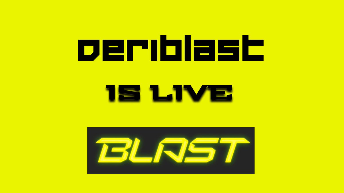 Deriblast tweet media