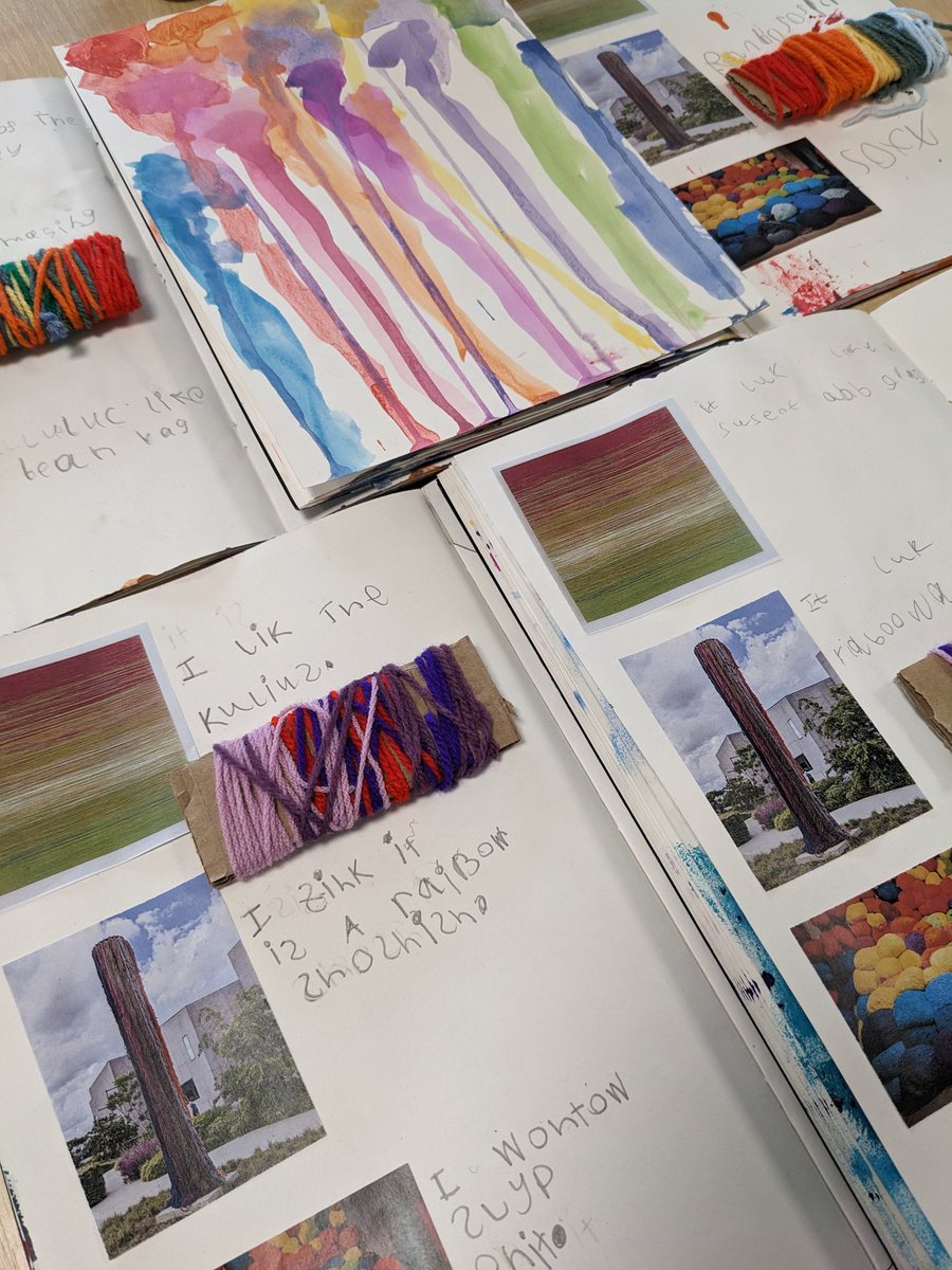 Some lovely responses to Sheila Hicks work from our Year One children. <a href="/y1pont/">@Y1Pont</a> <a href="/primarypont/">Ponteland Primary</a>