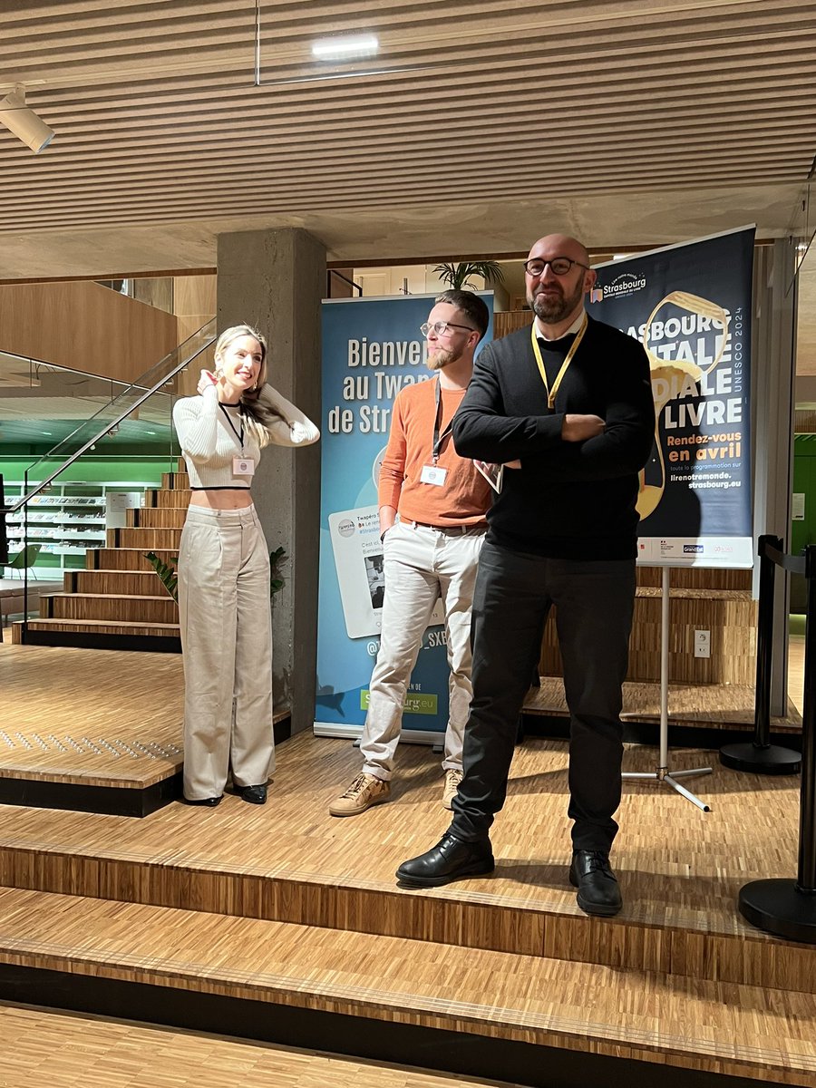 Encore un chouette moment passé avec les copains du #Twapero_SXB lors de cette immersion dans la nouvelle Médiathèque de <a href="/strasbourg/">Strasbourg.eu</a> Frida Kahlo