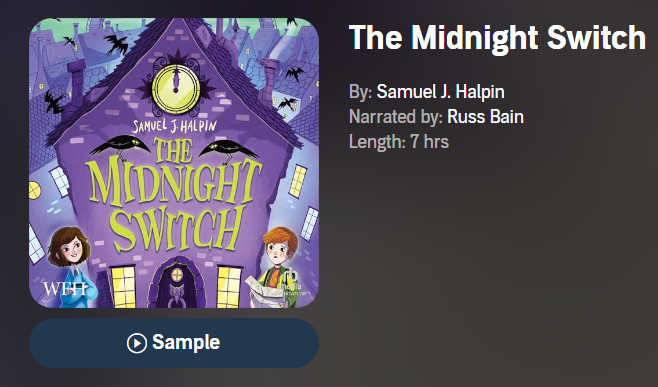 samueljhalpin's tweet image. The audiobook of #TheMidnightSwitch is OUT from @WFHowes - narrated with artful eeriness, pace and warmth by the brilliant @russbain1 ! I know what I'm doing for the next 7 hours.