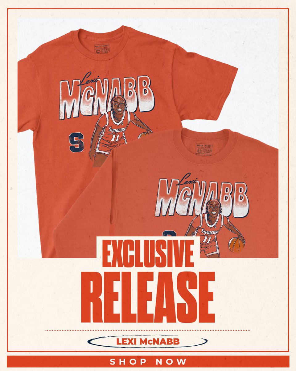 CuseNILStore's tweet image. There’s still time to shop this @mcnabblexi exclusive release 🍊 

Shop now before it’s too late! ⬇️
syracuse.nil.store/collections/le…

#Syracuse #Basketball #NIL