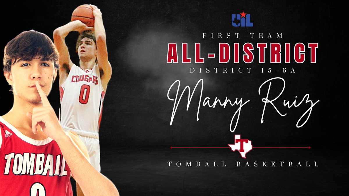 Senior <a href="/MannyRuizRon/">Manuel Ruiz</a> has been selected as a 15-6A 1st Team All-District member!