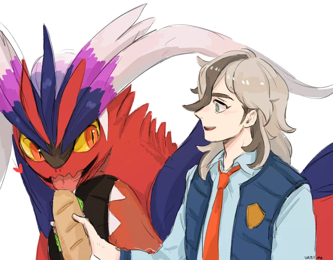 샌드위치 좋아  #PokemonScarletViolet 