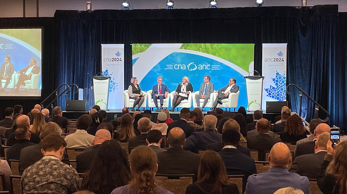 “The supply chain is healthy and intact and we want to make sure that we’re expanding that opportunity across Canada and beyond so that the economics are part of the value proposition of the industry.” -- GEH's Lisa McBride during a #CNA2024 panel discussion about SMRs.