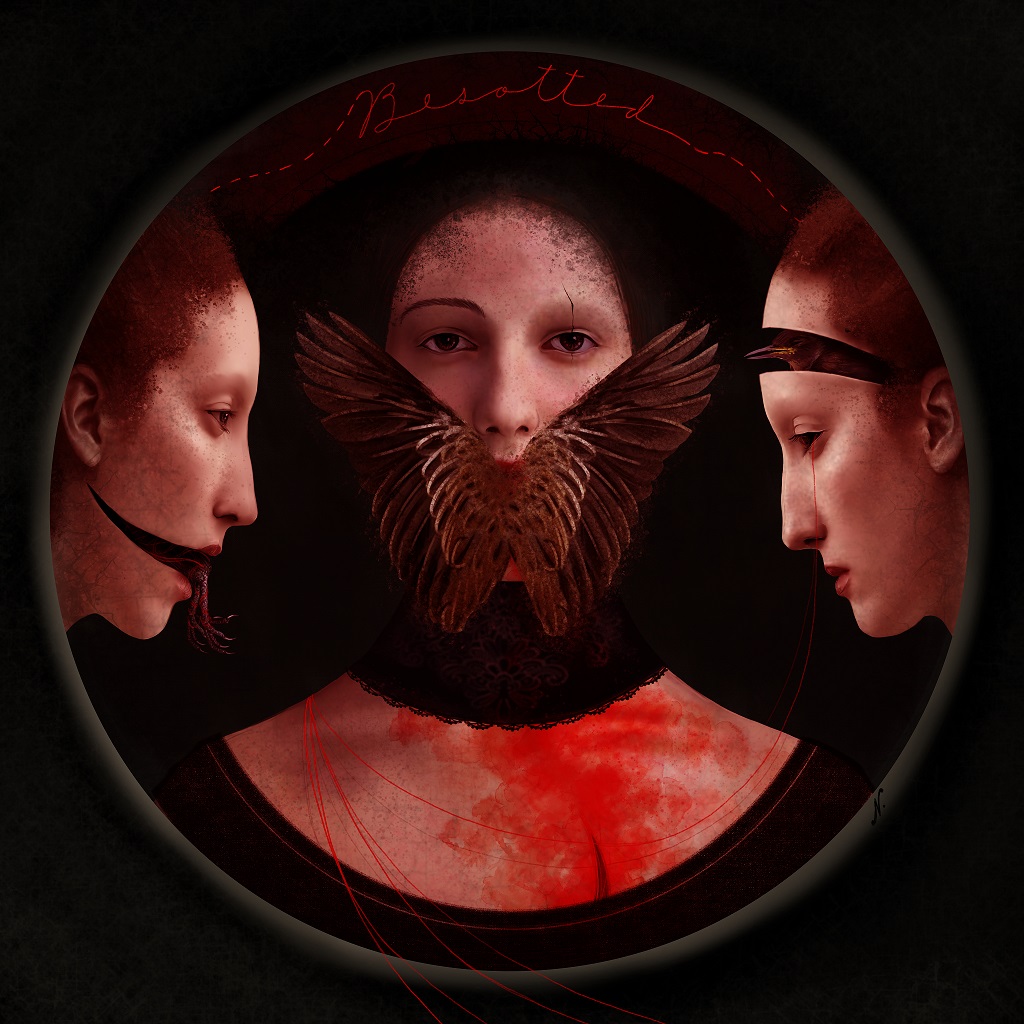 NurArt_'s tweet image. 🔴NEW DROP 1/1 in @objktcom 

BESOTTED        ___________________50 $xtz

The bird crashes against the glass.
 Who will tell her that it is just a reflection?
 Only the false perception of having found Love.