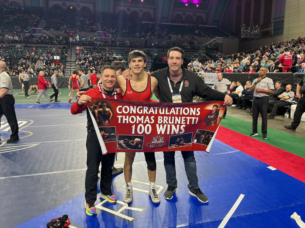 Congrats to T. Brunetti on his 100th Win!! On to the quarterfinals!!