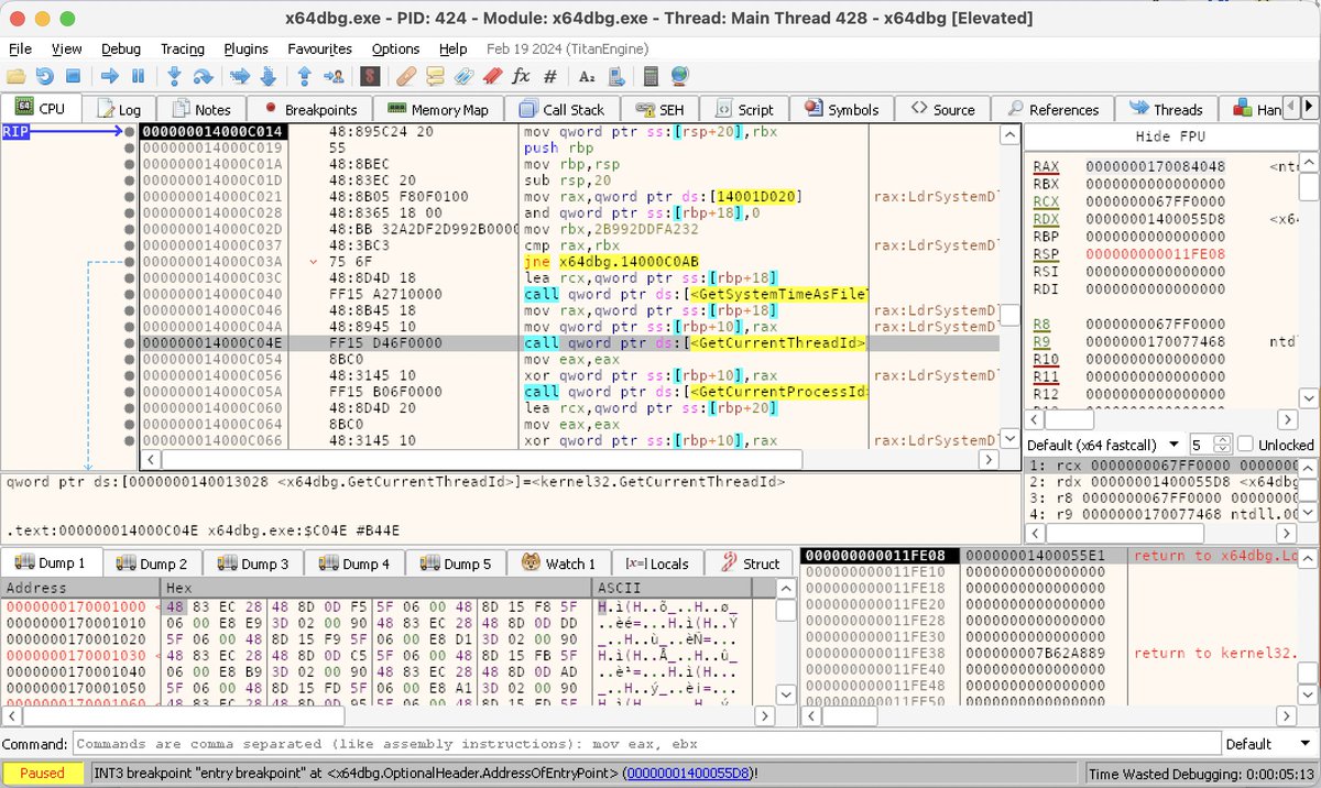 Looks like you can debug x86 malware on the Apple M1 Pro using getwhisky.app! 🥳