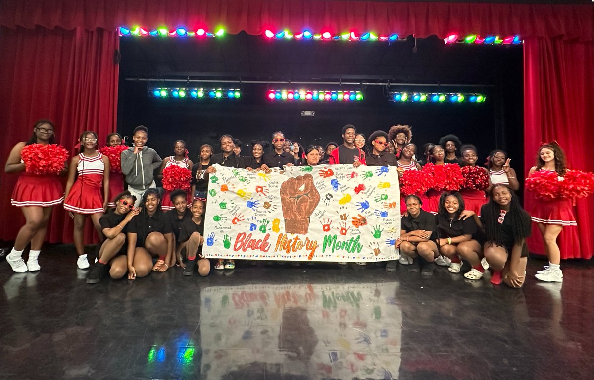 Closing out #BlackHistoryMonth with an incredible showcase featuring LWMS cheerleaders, dancers, chorus, and drama team! Celebrating talent, culture, and unity! 🌟 #LWMS #Excellence