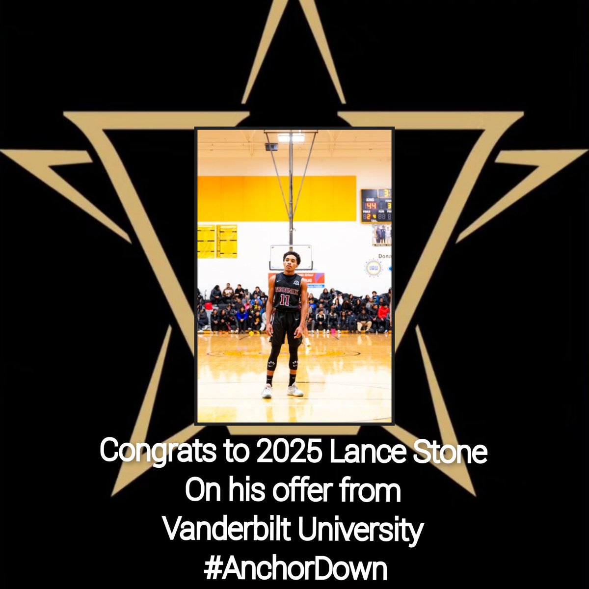 Congrats @shifty_Lance11 on your offer from @VandyMBB ⚓️⚓️⚓️⚓️⚓️ #RenniUnified #AnchorDown