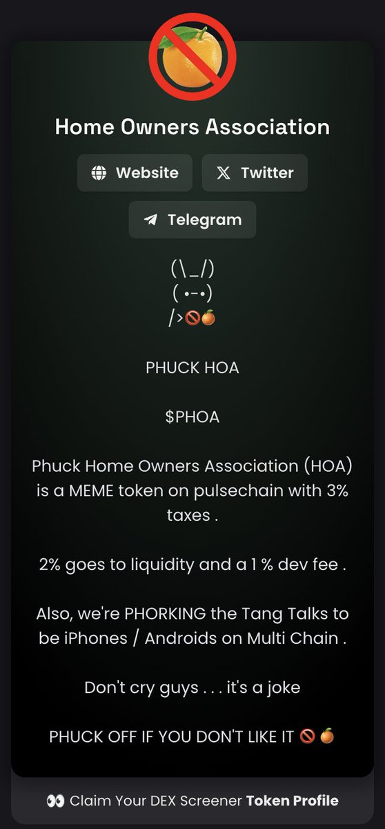 greatkingdaniel's tweet photo. #Hexicans,
$PHOA DEX Screener updated.
C/A 0x86f1a3a564b2882976b22a067117c29fe780a89a
https://t.co/CcecUFnVF5
Phone NFT App....coming soon.
#TangGang #PHOA #PulseChain. . https://t.co/664Rrp54E0