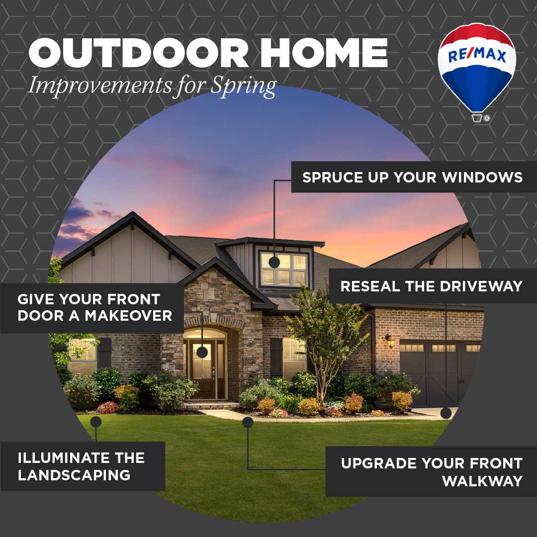 anujatherealtor's tweet image. Spring into action with these outdoor home improvements! 🌷 From fresh landscaping to vibrant patio upgrades, let's make your outdoor space bloom with beauty and functionality 🌸✨

#OutdoorRenovation #SpringMakeover #HomeImprovement #GardenGoals #SpringRenewal #OutdoorLiving