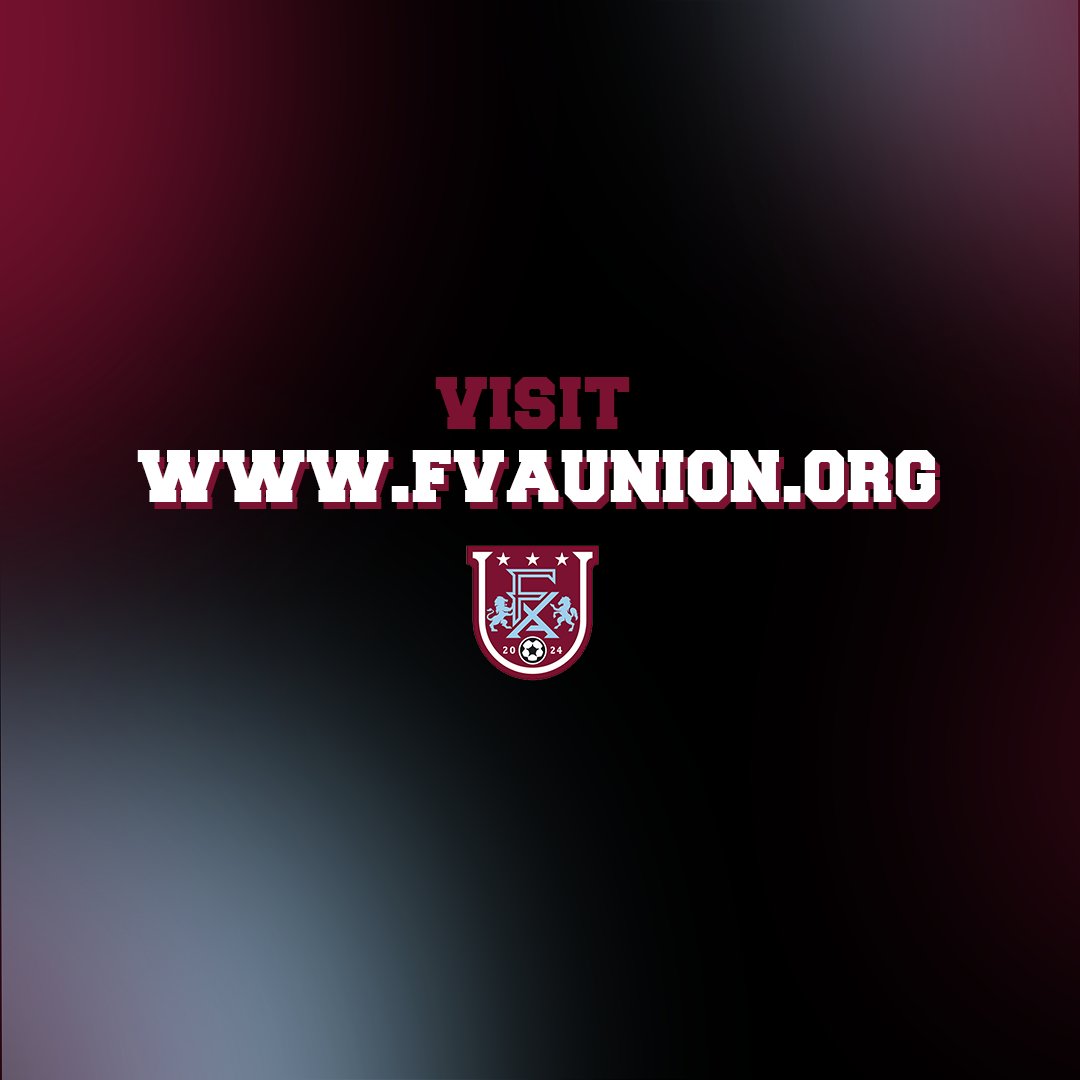 Get to know the Union

Visit Fairfax Virginia Union’s website to learn all about the club. Here you will be able to find information on Coaching Slates &amp; ID Sessions for the upcoming season. Register now for your chance to join the Union

🔗 fvaunion.org

#OneUnion