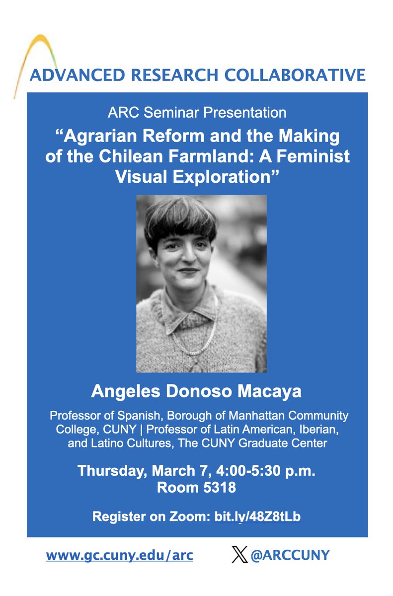 Join our Third weekly seminar on Next Thursday, Mar 7 with Dr. Angeles Donoso Macaya! 
Click here to register: bit.ly/48Z8tLb