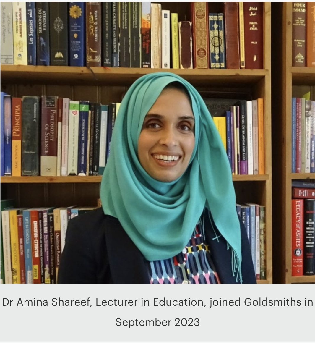 Goldsmiths Education (@goldsmithseduc1) on Twitter photo We welcomed Dr Amina Shareef (<a href="/AminaShareef1/">Dr. Amina Shareef</a>) to our Department last Sept. Learn more about the exciting research & teaching Amina brings to our department in this interview: sites.gold.ac.uk/educational-st…
Learn more about BA Education at <a href="/GoldsmithsUoL/">Goldsmiths, University of London</a>: gold.ac.uk/ug/ba-educatio… We welcomed Dr Amina Shareef (<a href="/AminaShareef1/">Dr. Amina Shareef</a>) to our Department last Sept. Learn more about the exciting research & teaching Amina brings to our department in this interview: sites.gold.ac.uk/educational-st…
Learn more about BA Education at <a href="/GoldsmithsUoL/">Goldsmiths, University of London</a>: gold.ac.uk/ug/ba-educatio…