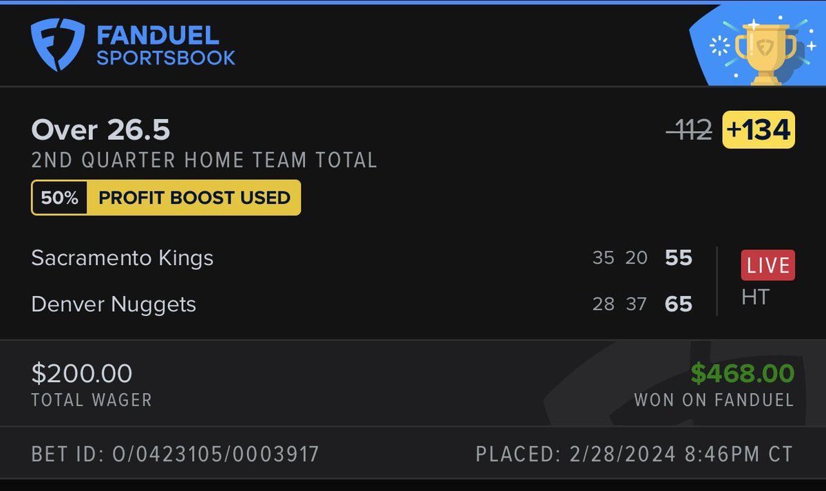 Carson_Crews's tweet image. Solid last night. Little under a 10k day. 

Let’s see if we can do it again 💰🔥

Play 1 &amp;amp; 2 have been posted 

#sportsbettingpicks