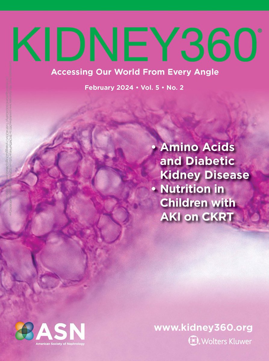 Check out the Kidney360 February cover. Nothing better than a beautiful urine sediment image!