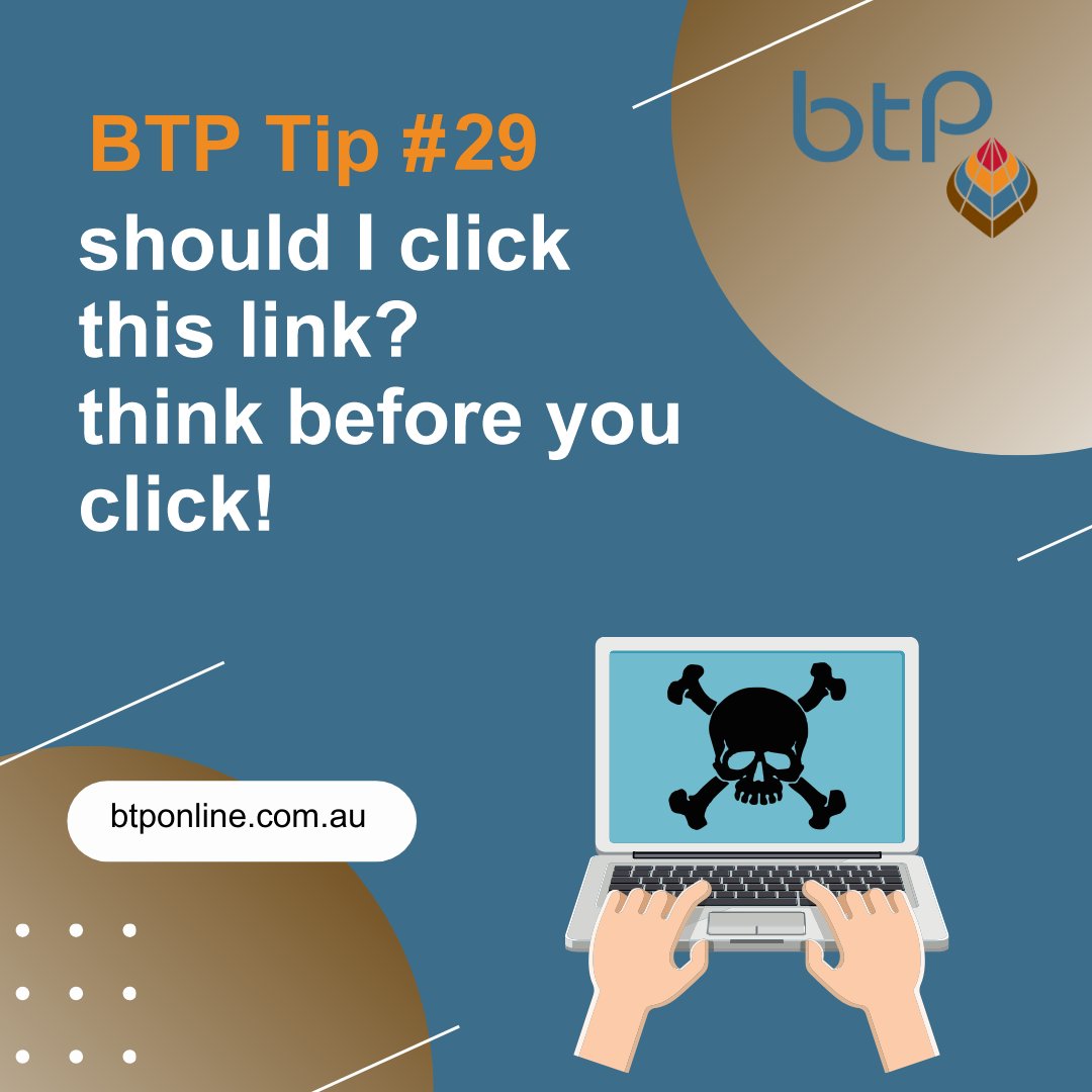 BusTechPartners's tweet image. We all need to follow that "6th" sense. The "gut" feeling. If something feels wrong, don't click. In some cases (like in emails) even if nothing feels wrong, still be cautious.