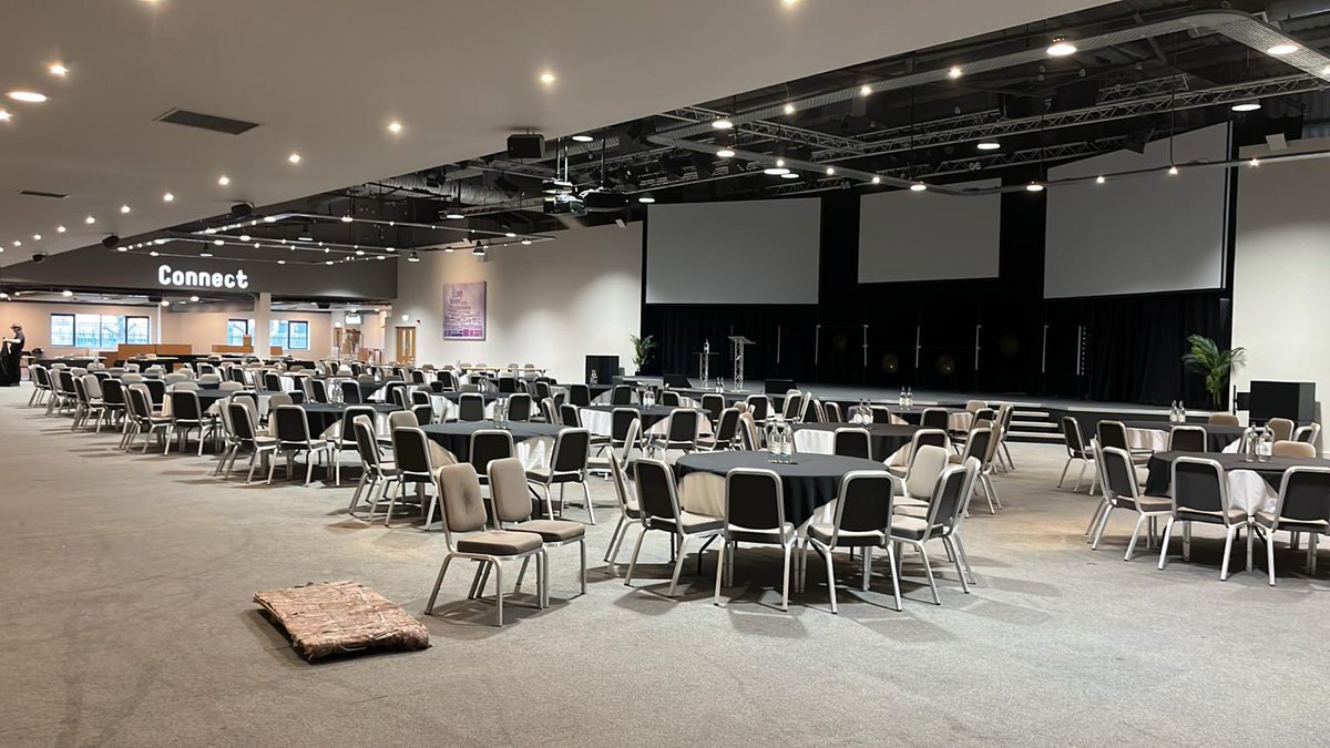 When I established <a href="/HarmlessUK/">Harmless</a> in 2007 I never envisaged that it would become what it has. 

Tomorrow we host our annual conference. 

There will be almost 300 people in attendance. That is incredible. Just incredible. 

Here is the room ready and waiting.