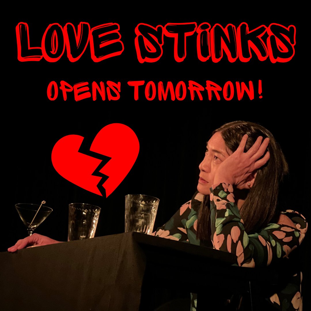 LOVE STINKS OPENS TOMORROW! 💔 No need to buy tickets ahead of time, it’s only a suggested donation of $15 at the door! ❤️‍🩹 March 1st & 2nd at 8pm, March 3rd at 2pm ❤️‍🩹 More information can be found here: theatrewest.org/on-stage/love-…