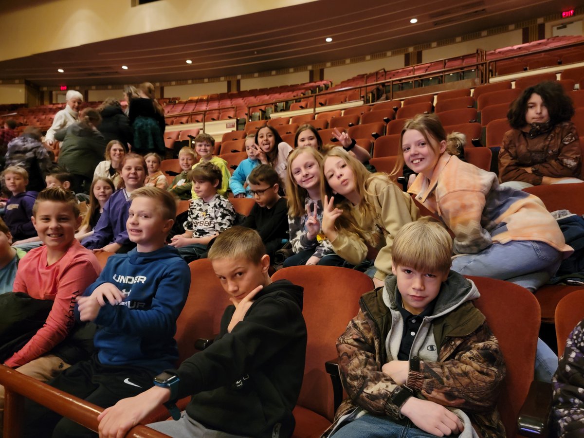 CentralDeWitt's tweet photo. This morning CDIS Music Teacher Mrs. Dean took 4th graders to Symphony Day at the Adler Theater. The students watched the Quad Cities Symphony perform, learned about the instruments being played, and even participated with the orchestra! What great experience for our students! https://t.co/2bZ5KWj9Xs