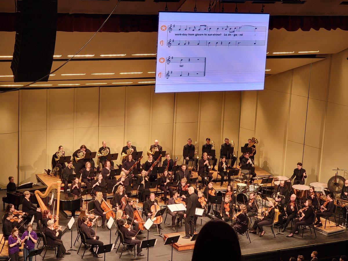 CentralDeWitt's tweet photo. This morning CDIS Music Teacher Mrs. Dean took 4th graders to Symphony Day at the Adler Theater. The students watched the Quad Cities Symphony perform, learned about the instruments being played, and even participated with the orchestra! What great experience for our students! https://t.co/2bZ5KWj9Xs