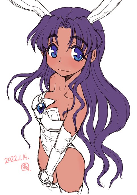 バニーちゃんの落描き貼りますー_(:3_  _)_ 