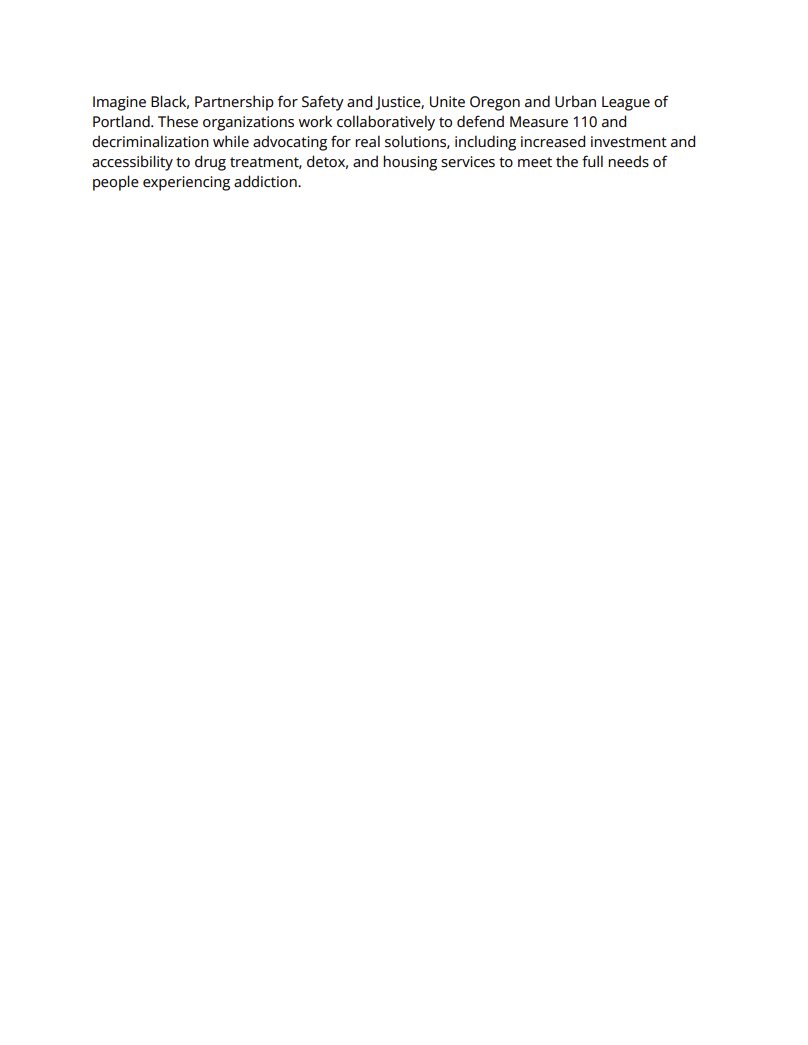 Today, the Oregon House of Representatives made an error that will result in lifelong harm to countless Oregonians. 

🧵 of quotes from Oregonians for Safety and Recovery coalition partners following OR House's passage of HB 4002. #orpol #orleg #NOtoHB4002
aclu-or.org/en/press-relea…